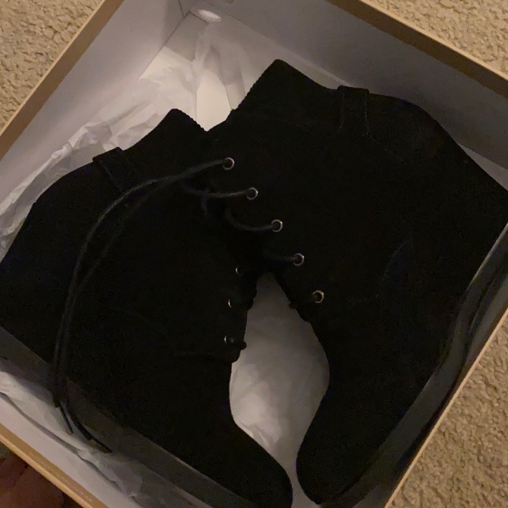 Michael Kors suede booties